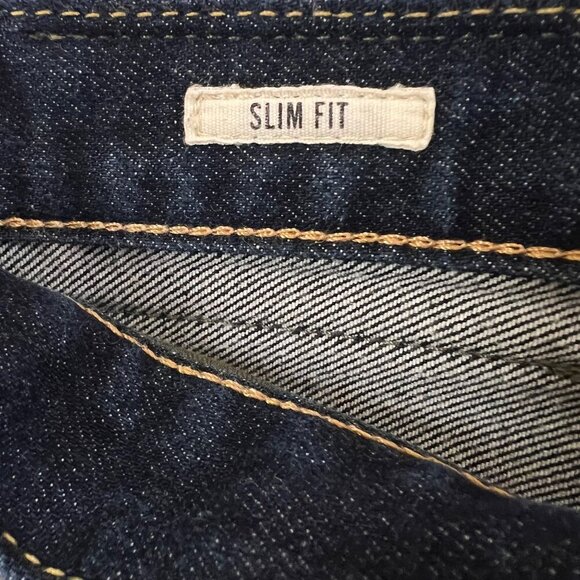 Todd Snyder Size 34x30 Men Blue Slim Fit 5-Pocket Stretch Denim Jeans - Picture 3 of 9